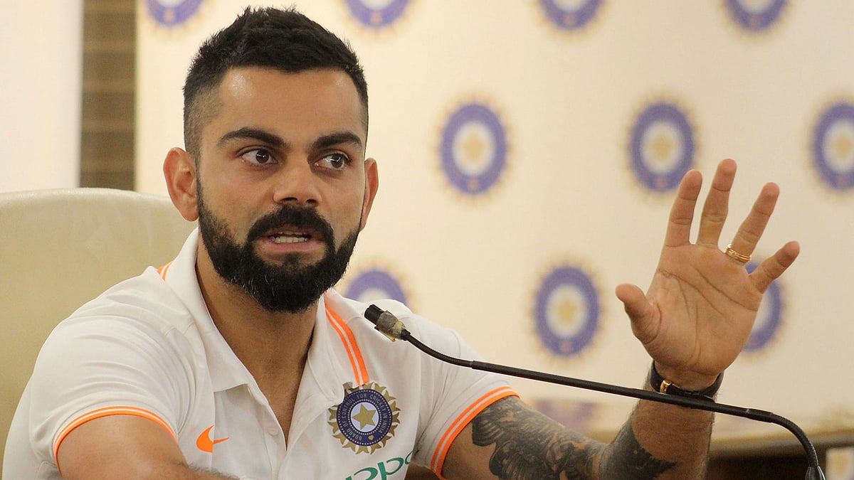 ভারতীয় অধিনায়ককে আচরণ-সংক্রান্ত কোনো নির্দেশ দেওয়া হয়নি। ছবি: এএফপি