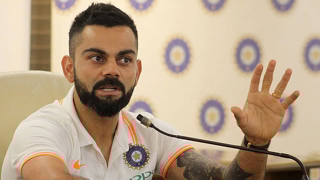 ভারতীয় অধিনায়ককে আচরণ-সংক্রান্ত কোনো নির্দেশ দেওয়া হয়নি। ছবি: এএফপি