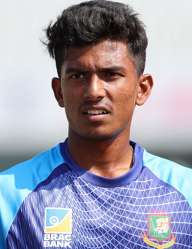 দলের তালিকায় নাম থাকা সেই শওকত হোসেন সায়মন। ছবি: শামসুল হক