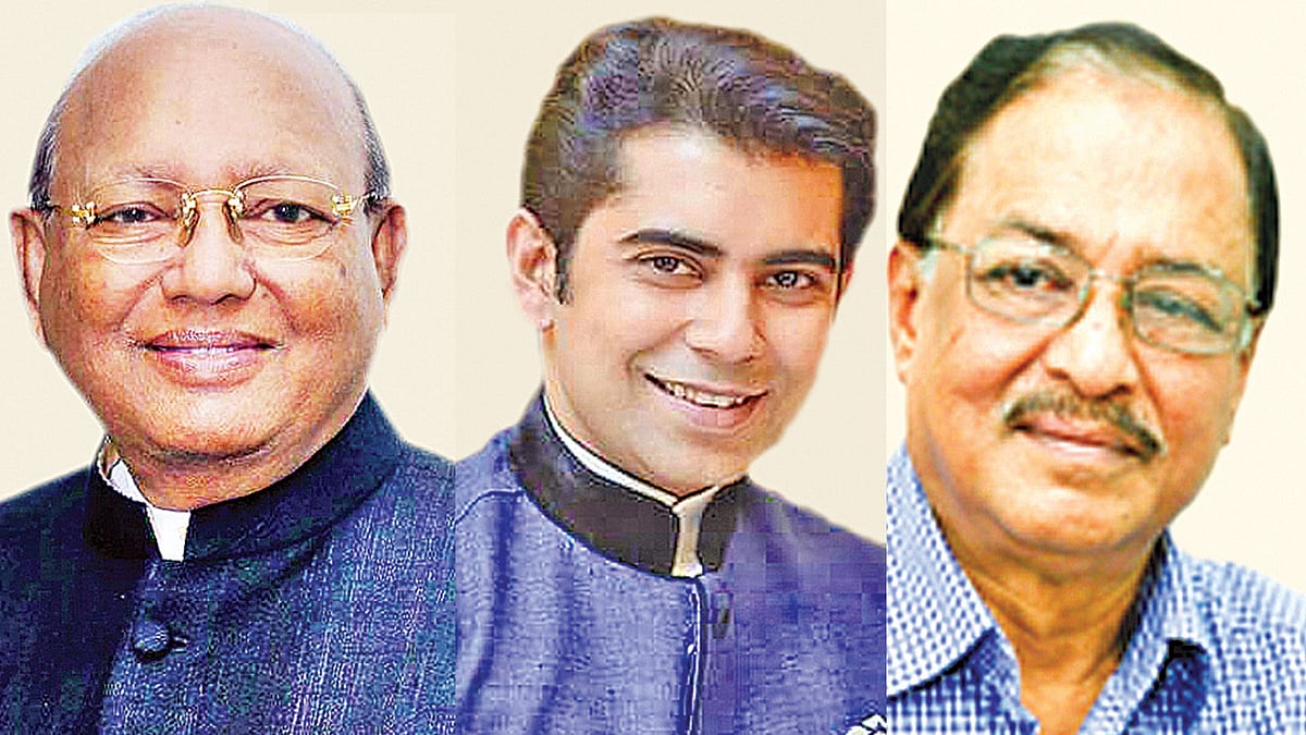 তোফায়েল আহমেদ, আন্দালিভ রহমান পার্থ, গোলাম নবী আলমগীর