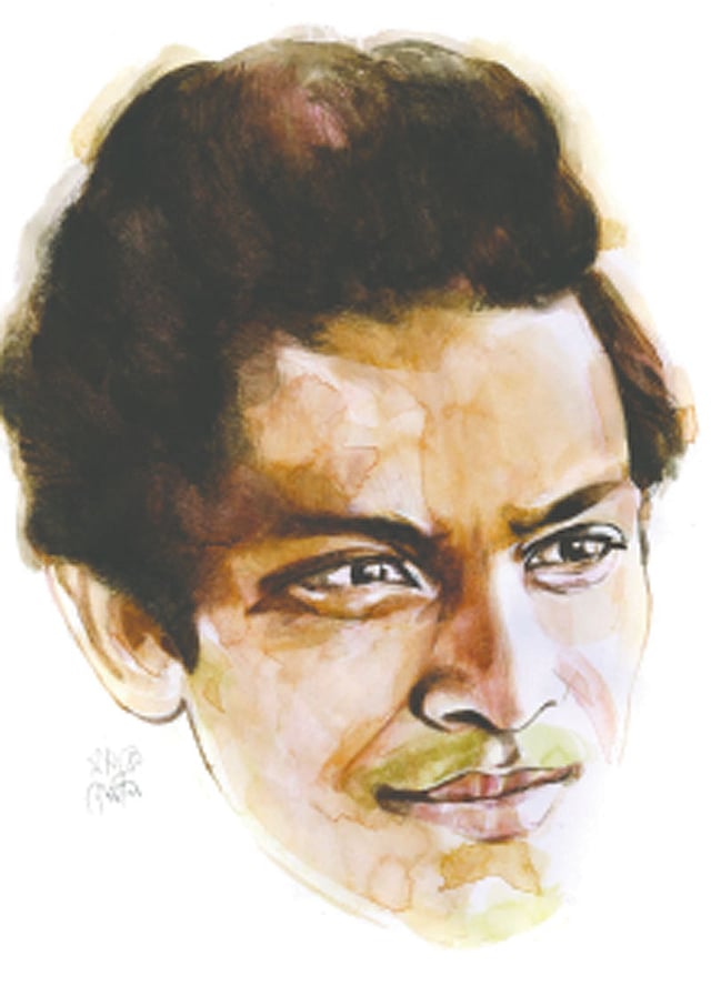 আবুল হাসান (৪ আগস্ট ১৯৪৭—২৬ নভেম্বর ১৯৭৫)। প্রতিকৃতি: মাসুক হেলাল
