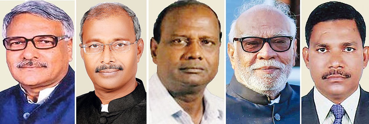 শামসুল হক টুকু,আহম্মেদ ফিরোজ কবির,মকবুল হোসেন,শামসুর রহমান শরিফ,গোলাম ফারুক