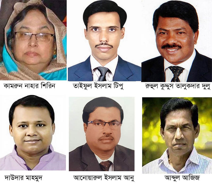 নাটোরের চারটি সংসদীয় আসনে বিএনপির ছয় প্রার্থী।