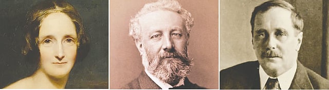 মেরি শেলি, জুল ভার্ন এবং এইচ জি ওয়েলস: প্রথম িদককার বিজ্ঞান কল্পকাহিনির তিন স্রষ্টা