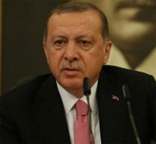 তুরস্কের প্রেসিডেন্ট রিসেপ তাইয়েপ এরদোয়ান