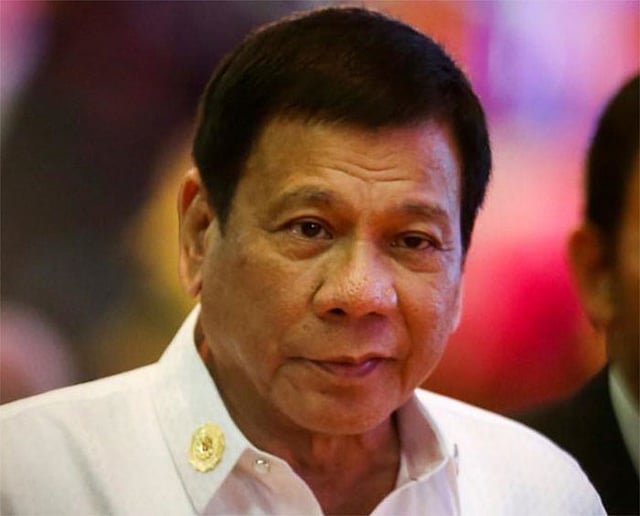 ফিলিপাইনের প্রেসিডেন্ট রদ্রিগো দুতার্তে