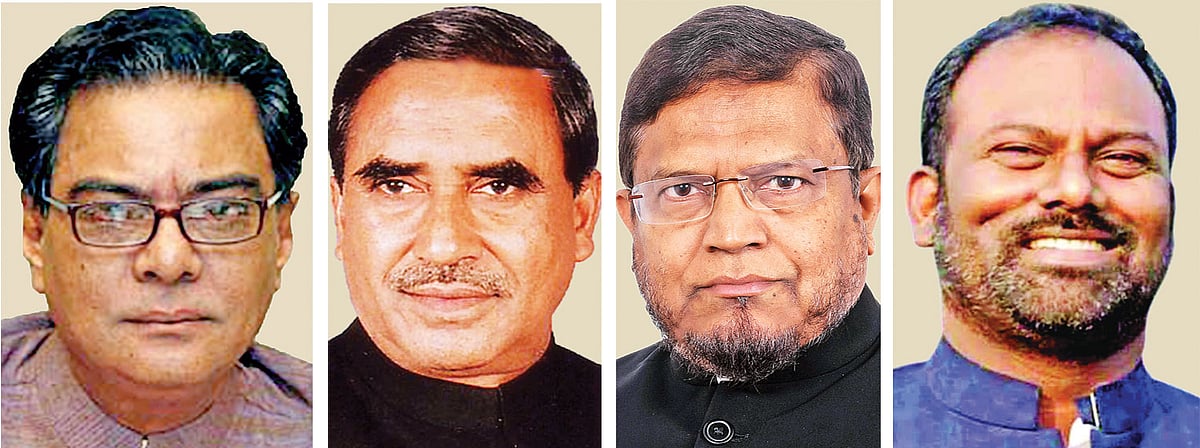 সৈয়দ আশরাফুল ইসলাম, আবুল কালাম আজাদ, মোজাফফর হোসেন, তানভীর হাসান