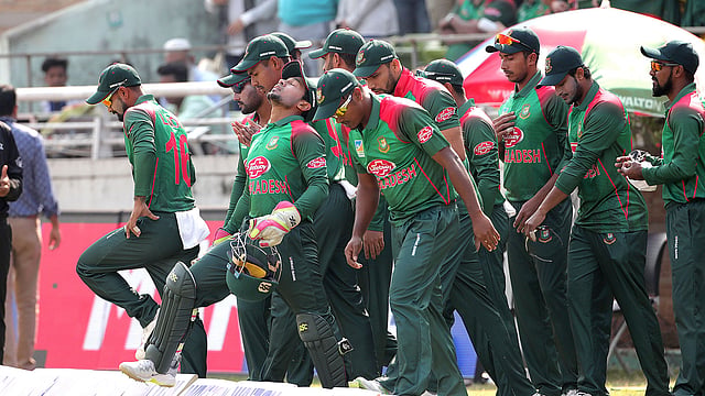 বাংলাদেশ দলের ভাবনায় এখনই চলে এসেছে বিশ্বকাপ। ছবি: প্রথম আলো
