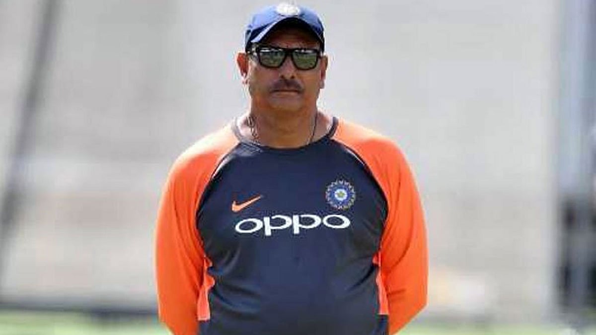 ভারতের কোচ রবি শাস্ত্রী। ছবি: টুইটার