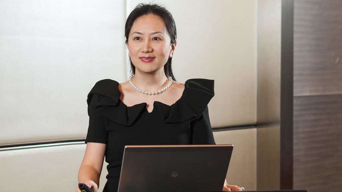 হুয়াওয়ের প্রধান অর্থ কর্মকর্তা মেং ওয়ানঝু। ছবি: এএফপি।