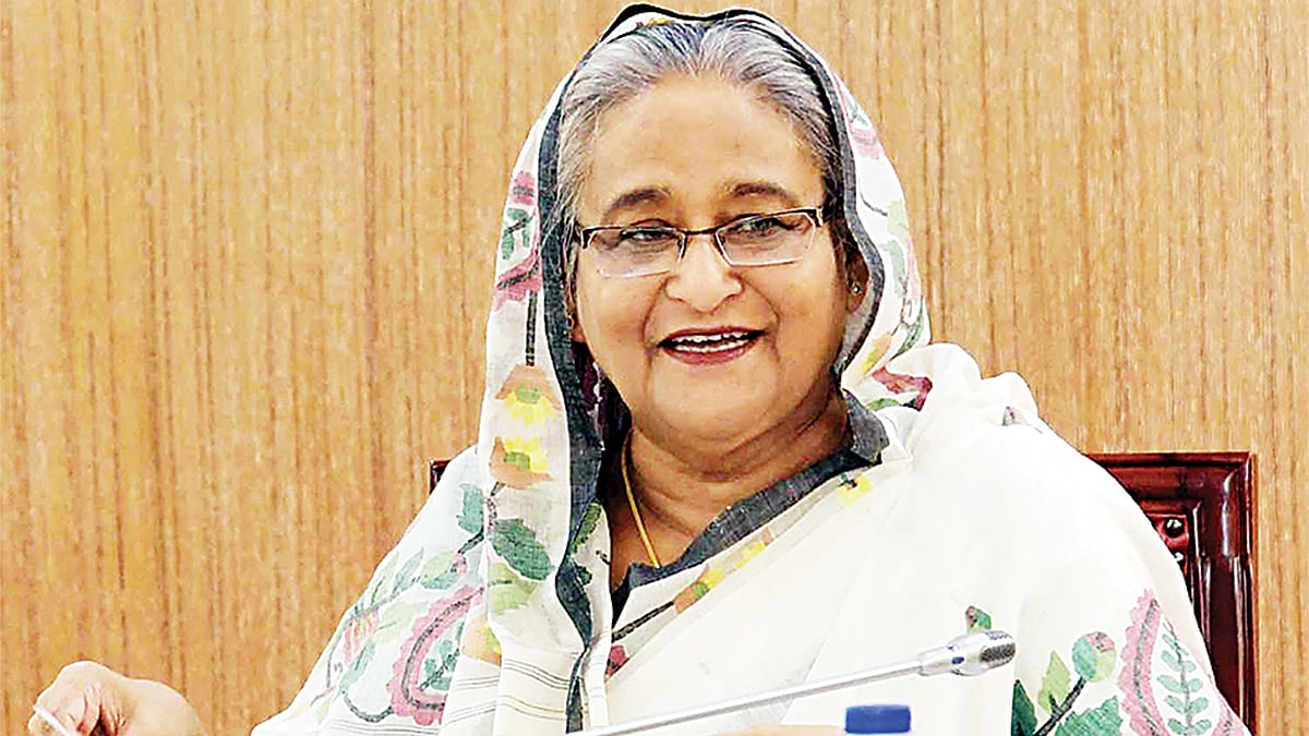 প্রধানমন্ত্রী শেখ হাসিনা। ফাইল ছবি