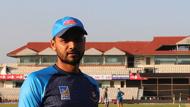 বাংলাদেশ দলের অধিনায়ক হয়ে প্রথমবারের মতো সিলেটে খেলতে এসেছেন মাশরাফি বিন মুর্তজা, দেশের মাঠে এটিই হতে পারে তাঁর শেষ ম্যাচ! ছবি: শামসুল হক