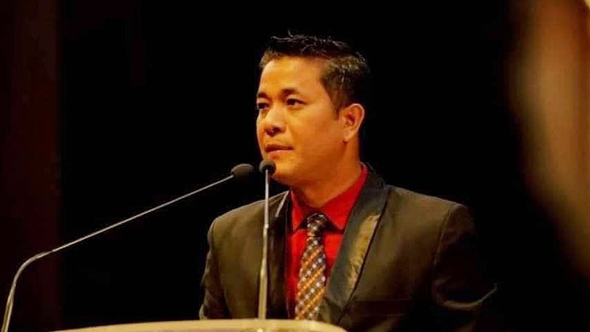 মণিপুরের সাংবাদিক কেশরচন্দ্র ওয়াংথেম। ছবি: সংগৃহীত