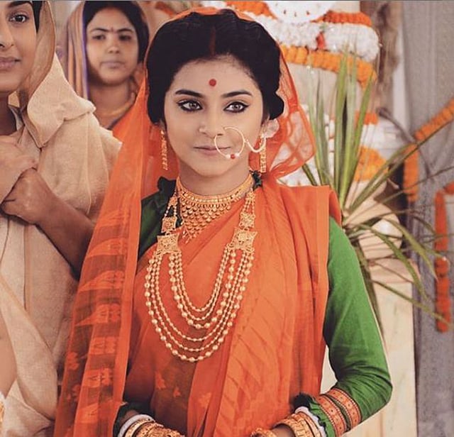 ‘করুণাময়ী রানী রাশমণি’ সিরিয়ালের ‘করুণা’ ঐন্দ্রিলা সাহা