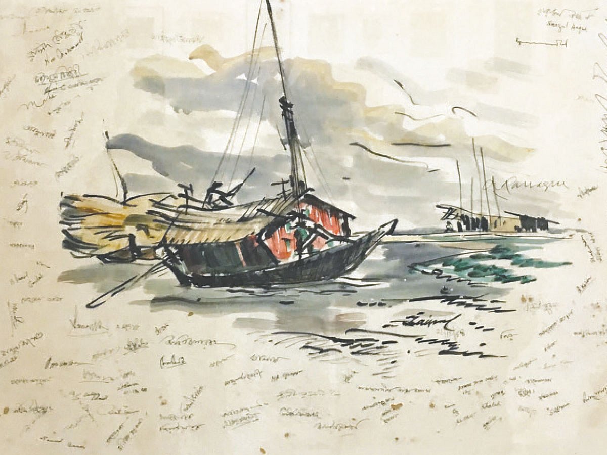 ‘নৌকা’, শিল্পী: জয়নুল আবেদিন