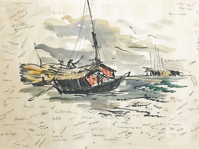 ‘নৌকা’, শিল্পী: জয়নুল আবেদিন