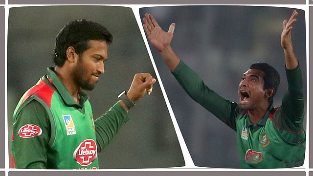 টি-টোয়েন্টির বিশ্বসেরা চার অলরাউন্ডারের দুজনই বাংলাদেশি। ছবি: প্রথম আলো