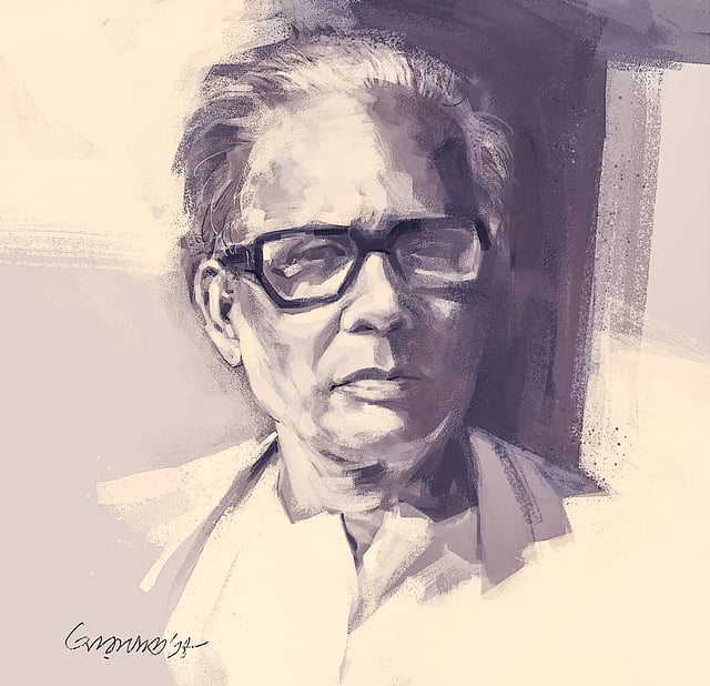 জয়নুল আবেদিন (২৯ ডিসেম্বর ১৯১৪—২৮ মে ১৯৭৬), প্রতিকৃতি: আরাফাত করিম