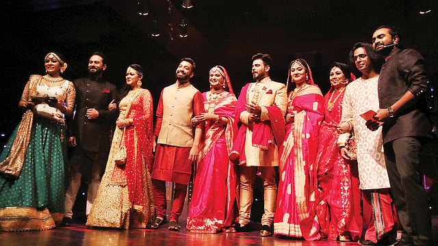 ‘আয়ুশ-নকশা বিয়ে উৎসব’ অনুষ্ঠানের দৃশ্য