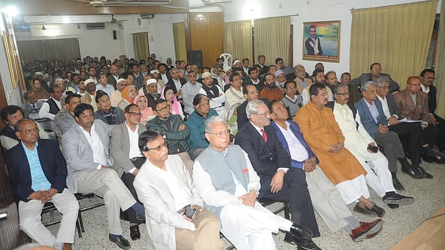 গুলশানে বিএনপির চেয়ারপারসনের কার্যালয়ে বৈঠকে ধানের শীষের প্রার্থীরা। গুলশান, ঢাকা, ৩ জানুয়ারি। ছবি: সাজিদ হোসেন