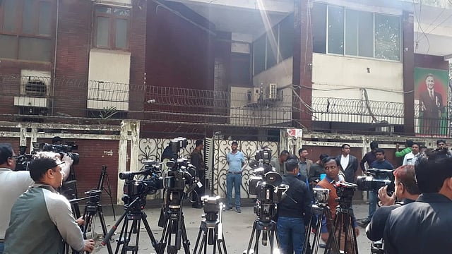 গুলশানে বিএনপির চেয়ারপারসনের রাজনৈতিক কার্যালয়। গুলশান, ঢাকা, ৩ জানুয়ারি। ছবি: সাজিদ হোসেন