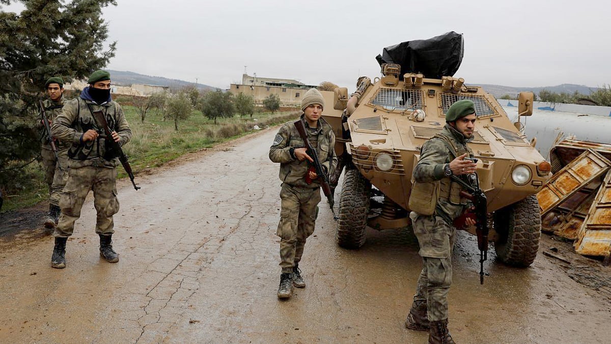 সিরিয়ায় মার্কিন সেনাবাহিনীর অভিযান। ছবি: রয়টার্স