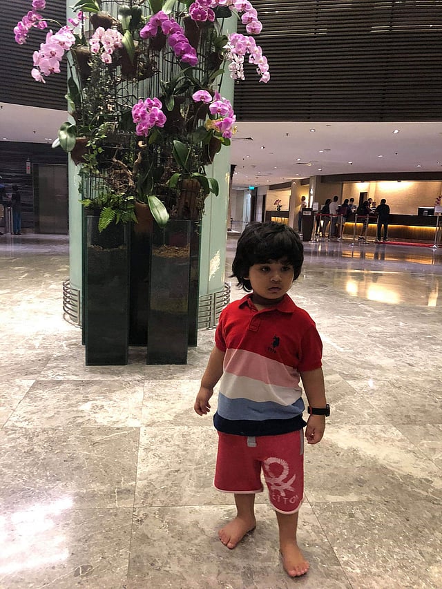 পুরোনো লুকেও আব্রাম খান জয় ছিল দারুণ। ছবি: ফেসবুক থেকে নেওয়া