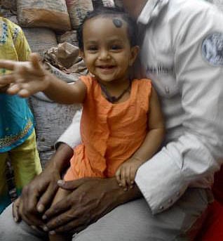 শিশু আশা মনি। ছবি: সংগৃহীত