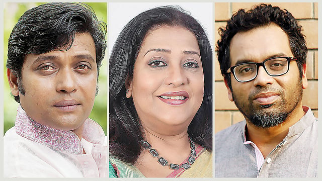 আনিসুর রহমান মিলন, সুবর্ণা মুস্তাফা ও ইরেশ যাকের।