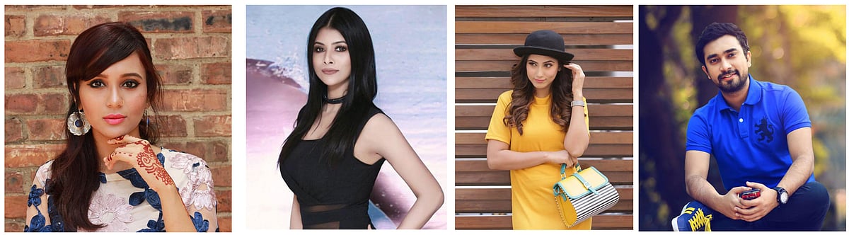 সাবিলা নূর, মুমতাহিনা টয়া, সাফা কবির, জোভান আহমেদ। ছবি: ফেসবুক থেকে নেওয়া