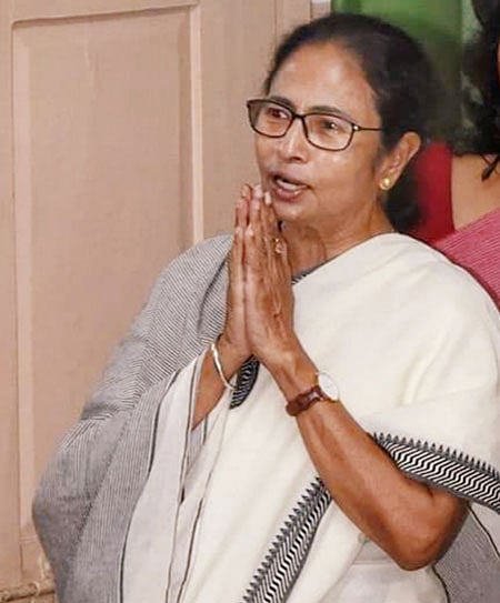 ভারতের পশ্চিমবঙ্গের মুখ্যমন্ত্রী মমতা বন্দ্যোপাধ্যায়। ছবি: ভাস্কর মুখার্জী