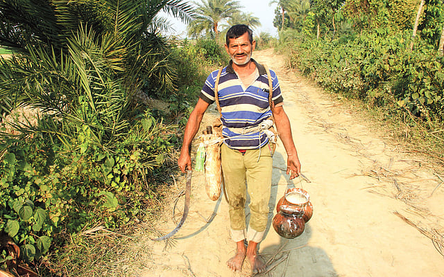 আমজেদ আলী মণ্ডল। ছবি: লেখক