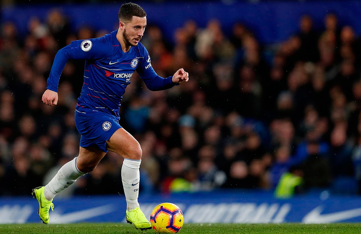 অনেক দিন ধরেই রিয়ালের নজরে আছেন হ্যাজার্ড। ছবি: এএফপি