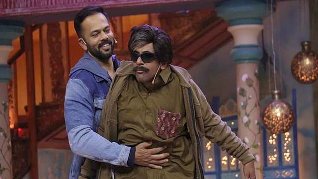 ‘কানপুর ওয়ালে খুরানাস’ অনুষ্ঠানে ‘সিম্বা’ ছবির পরিচালক রোহিত শেঠি ও সুনীল গ্রোভার