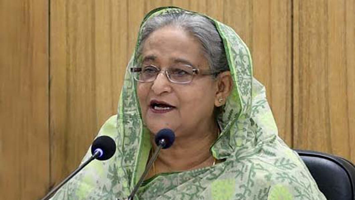 প্রধানমন্ত্রী শেখ হাসিনা। ছবি: বাসস