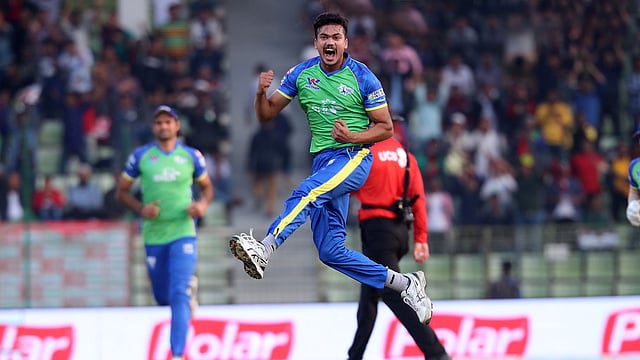 ওয়াকারের পরামর্শে দুর্দান্ত ছন্দে আছেন তাসকিন। ছবি: প্রথম আলো