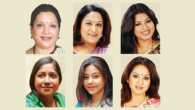 সারাহ বেগম কবরী, অরুণা বিশ্বাস, মৌসুমী, রোকেয়া প্রাচী, শমী কায়সার, তারিন জাহান