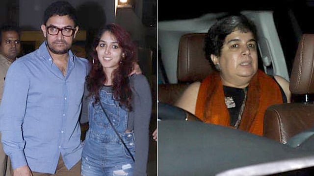 আমির খান ও ইরা এবং রীনা দত্ত