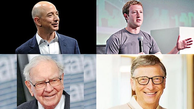 বেজোস, জাকারবার্গ, বাফেট, বিল গেটস