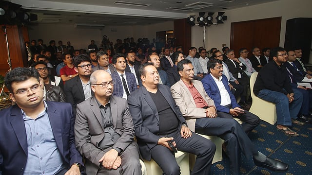 উদ্বোধনী অনুষ্ঠানে উপস্থিত ছিলেন আবাসন খাতের সঙ্গে সম্পৃক্ত ব্যক্তিরা। সোনারগাঁও হোটেল, ঢাকা, ২২ জানুয়ারি। ছবি: আবদুস সালাম