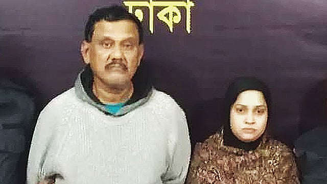 সৈয়দ আবু জাফর ও স্ত্রী শিল্পী আক্তার