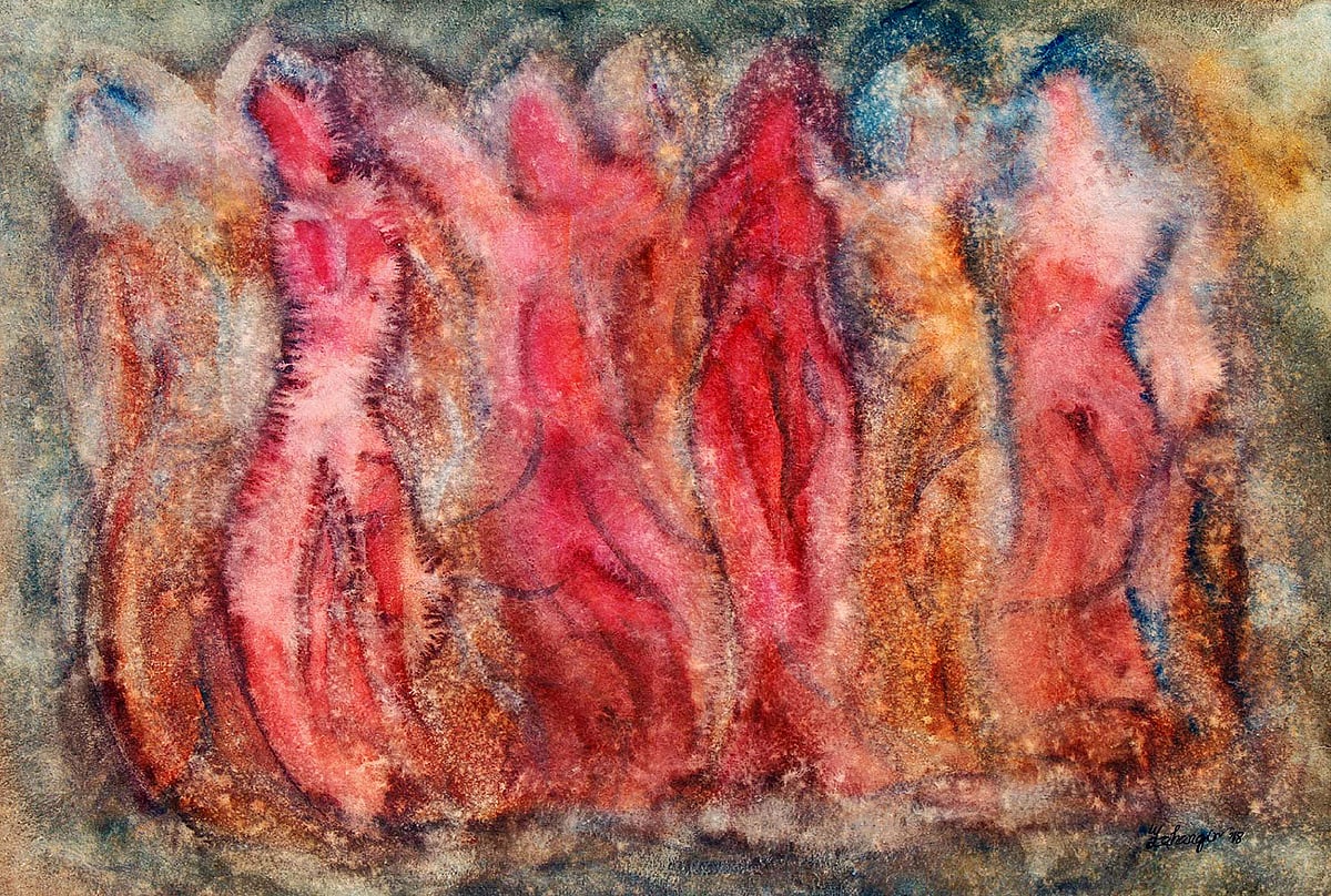 ‘বৃষ্টিস্নাত নৃত্য’, শিল্পী: জাহাঙ্গীর আলম