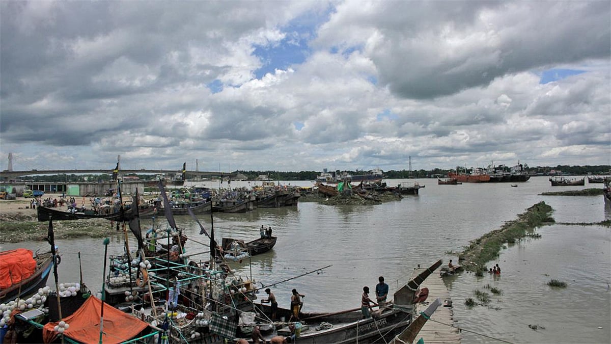 কর্ণফুলী নদী। ফাইল ছবি