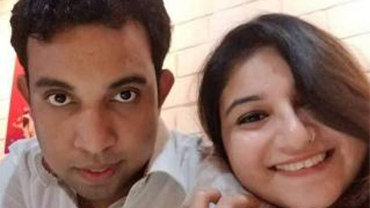 মোস্তফা মোরশেদ ও তাঁর স্ত্রী তানজিলা হক চৌধুরী।