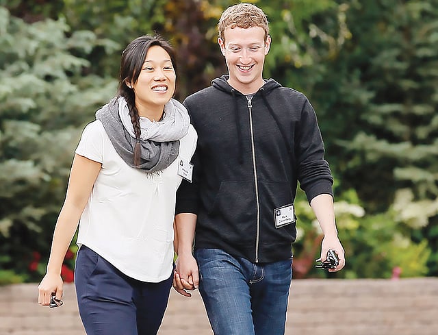 প্রিসিলা চ্যান ও মার্ক জাকারবার্গ