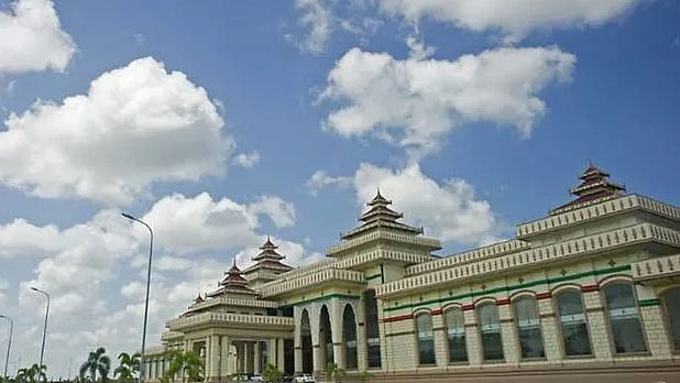 মিয়ানমারের পার্লামেন্ট ভবন। ছবি: এএফপি
