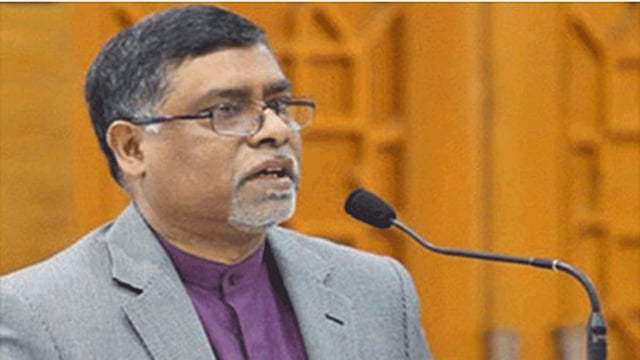স্বাস্থ্য ও পরিবারকল্যাণমন্ত্রী জাহিদ মালেক