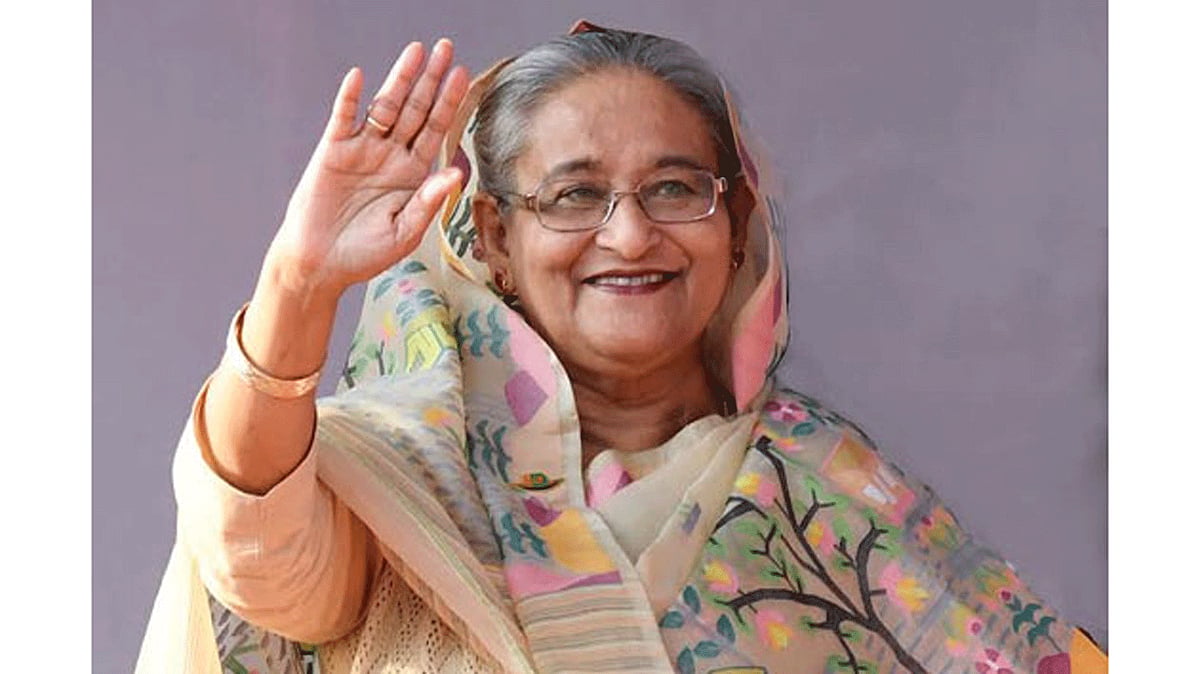 প্রধানমন্ত্রী শেখ হাসিনা (বাসসের ফাইল ছবি)