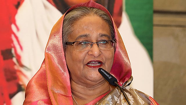 টানা তৃতীয়বারের মতো প্রধানমন্ত্রী হিসেবে দায়িত্ব গ্রহণের পর শেখ হাসিনার প্রথম বিদেশ সফরে জার্মানি রয়েছেন। ছবি: বাসস