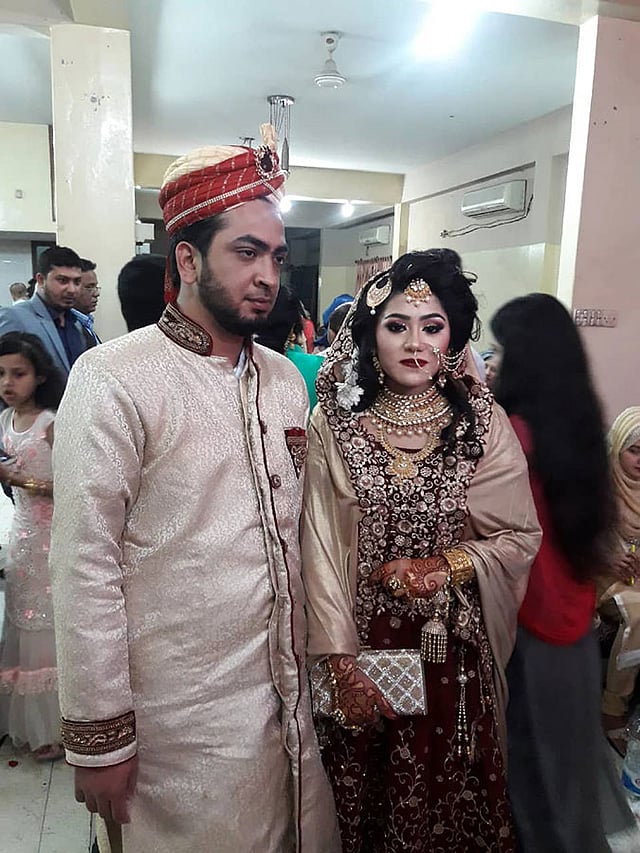 রাজু ও স্মৃতি দম্পতি। ছবি: সংগৃহীত